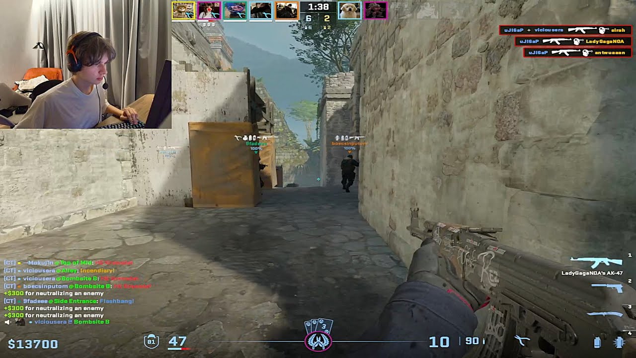 KYOUSUKE (23-6) STREAMING WITH CAM FOR FIRST TIME | CS2