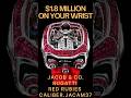 $1.8 Million Bugatti Watch 😳 | Jacob & Co. Bugatti Chiron Tourbillon Baguette Rubies Review #shorts