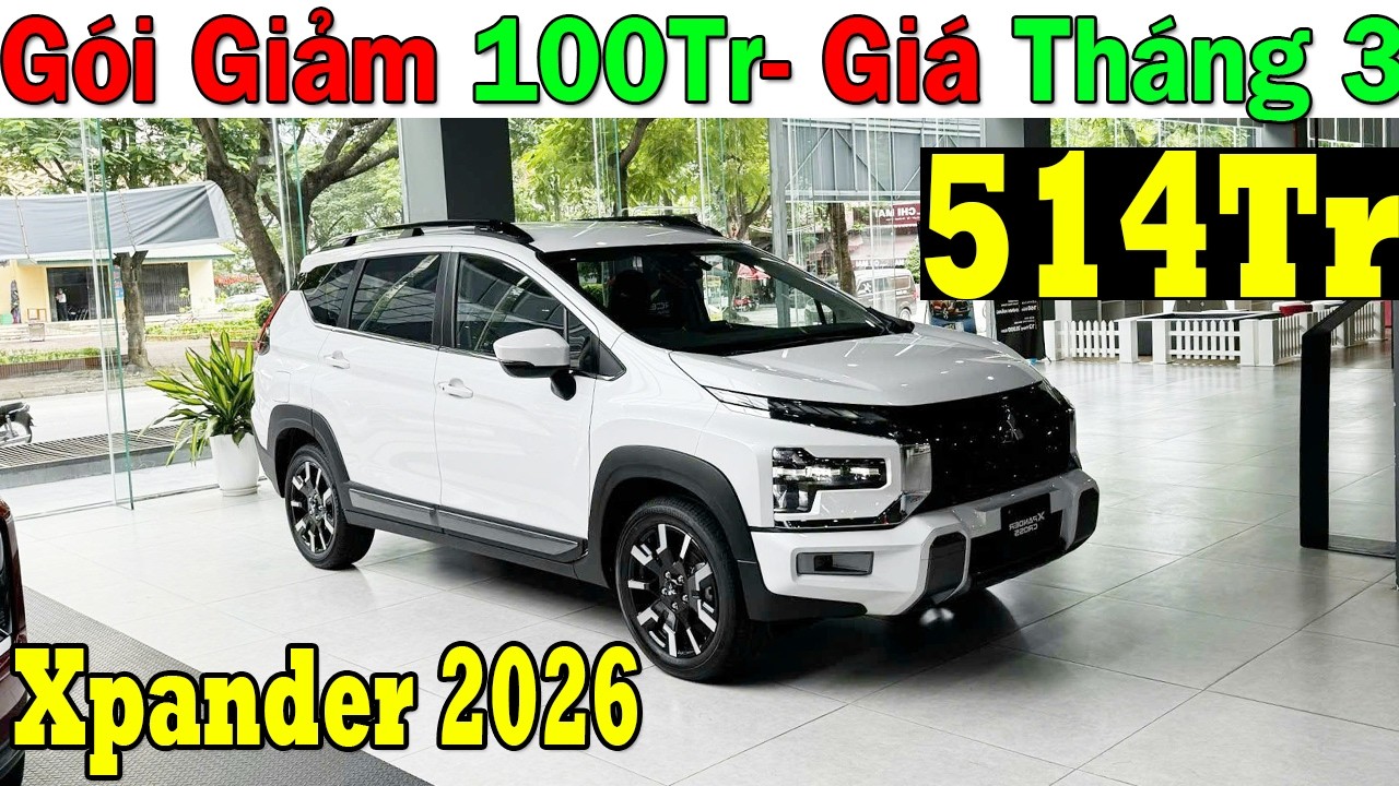 ✅Gói Giảm Đến 100Tr Mitsubishi Xpander Tháng 3 Năm 2026 Mới| Giá Lăn Bánh Xpander Mới| Topcarvn