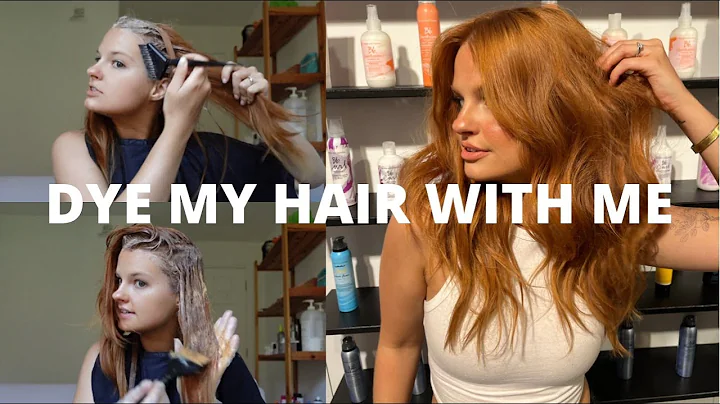 how I dye my hair copper/red as a hairstylist! ste...