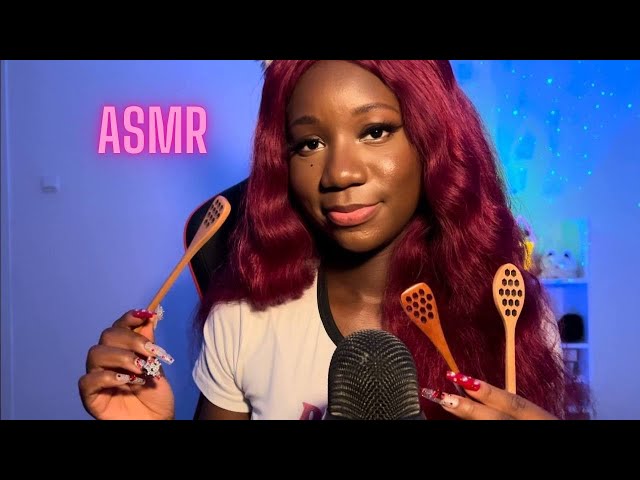 ASMR | Honey Spoon Spit Painting 🍯