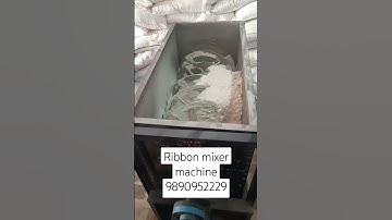 ribbon blender mixer.industrial ribbon mixer machine.washing powder making machine.#ep1 #satisfying