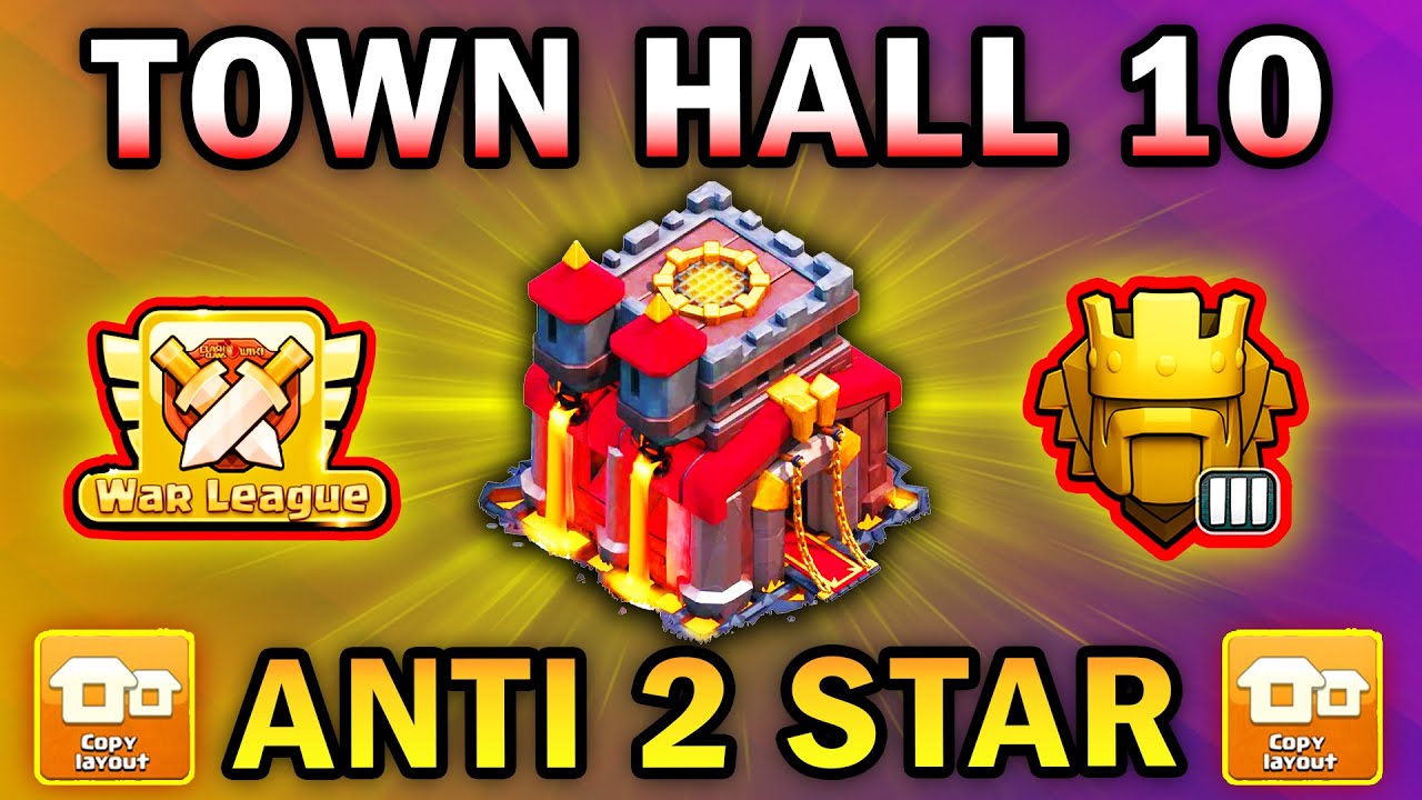 AFTER UPDATE🔥 New TOP 10! INSANE Town Hall 10 (TH10) BASE LAYOUT + Copy Link 2025 | OP TH10 WAR BASE
