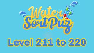 Water Sort Puz Level 211 to 220 Gameplay