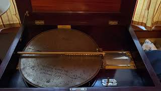 Stella “Grand” Disc Music Box, playing 17 1/4” discs, plays ‘Angel’s Serenade’, Gaetano Braga