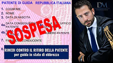 Da quando decorre il periodo di sospensione della patente?