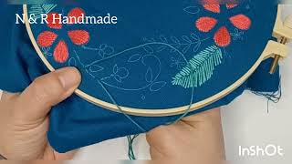 outline stitch Embroidery