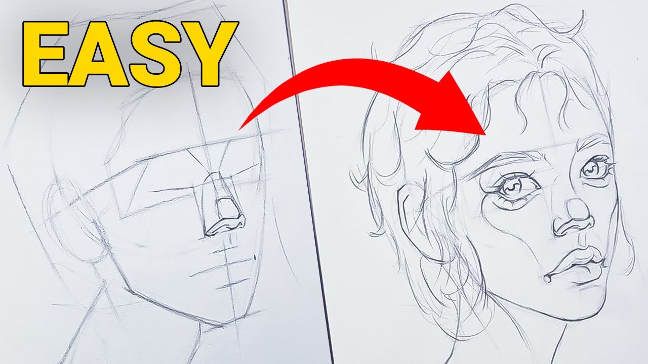 STOP Wasting Time Drawing Portraits the WRONG Way! - YouTube