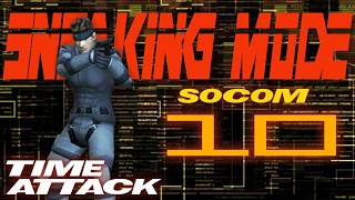 Sneaking - SOCOM Level 10 (TIME ATTACK) | MGS: VR Missions (TOP RECORD)
