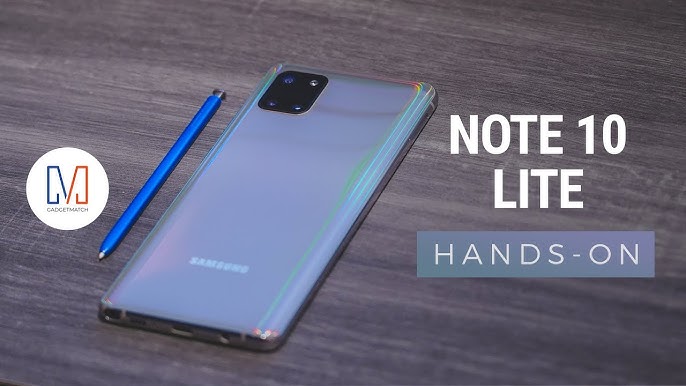 Samsung Galaxy Note 10 Lite First Look: Specifications, Details