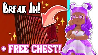 How To BREAK IN To The HEADMISTRESS OFFICE FREE CHEST Royale High Secrets
