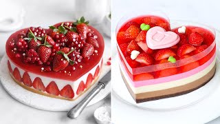 Rainbow Hearts Cheesecake Recipe - So Yummy Cheesecake Decorating Ideas