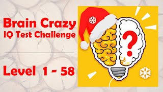 Brain Crazy | Level 1-58 | Brain Puzzle Studio | Level Games screenshot 2