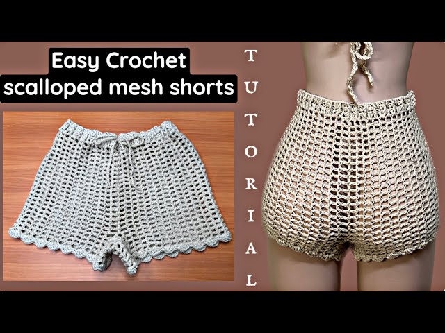 How to crochet Plus Size shell Pants /Crochet shell pants (all sizes)  Crochet wide leg pants 