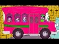 Wheels on the bus go round and round   popularchildren nursery rhymes