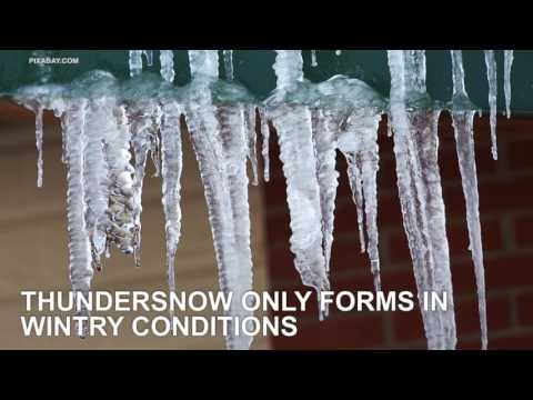 What is thundersnow?