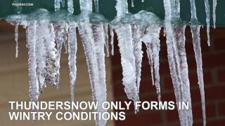 What is thundersnow?