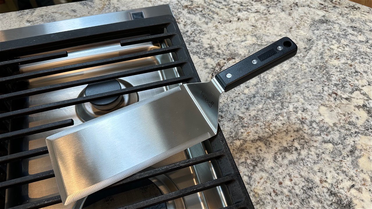 Turner 4 x 8 inch Stainless Steel Metal Griddle Spatula