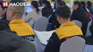 The Unveiling Ceremony Of The Machinery Maintenance Center Of Haode Machinery.