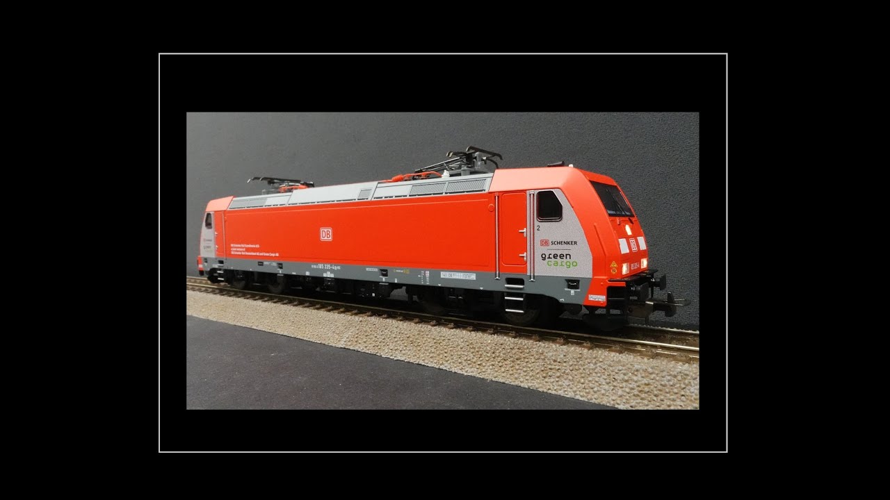 Piko Expert 59068 HO DB Schenker Green Cargo Br185 DCC Sound - YouTube