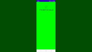 PHONE TICKET -Operation of the ticket scanner application. screenshot 1