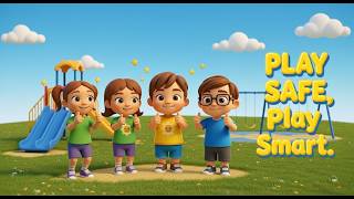 Play Safe, Play Smart 🛝 | Playground Safety Song for Kids | Toddler Learning Rhyme