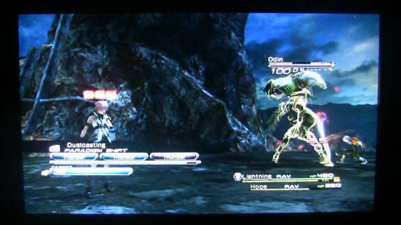 Wie Besiege Ich Odin In Final Fantasy 13 Final Fantasy XIII - Defeating Odin (The Easy Way) - YouTube