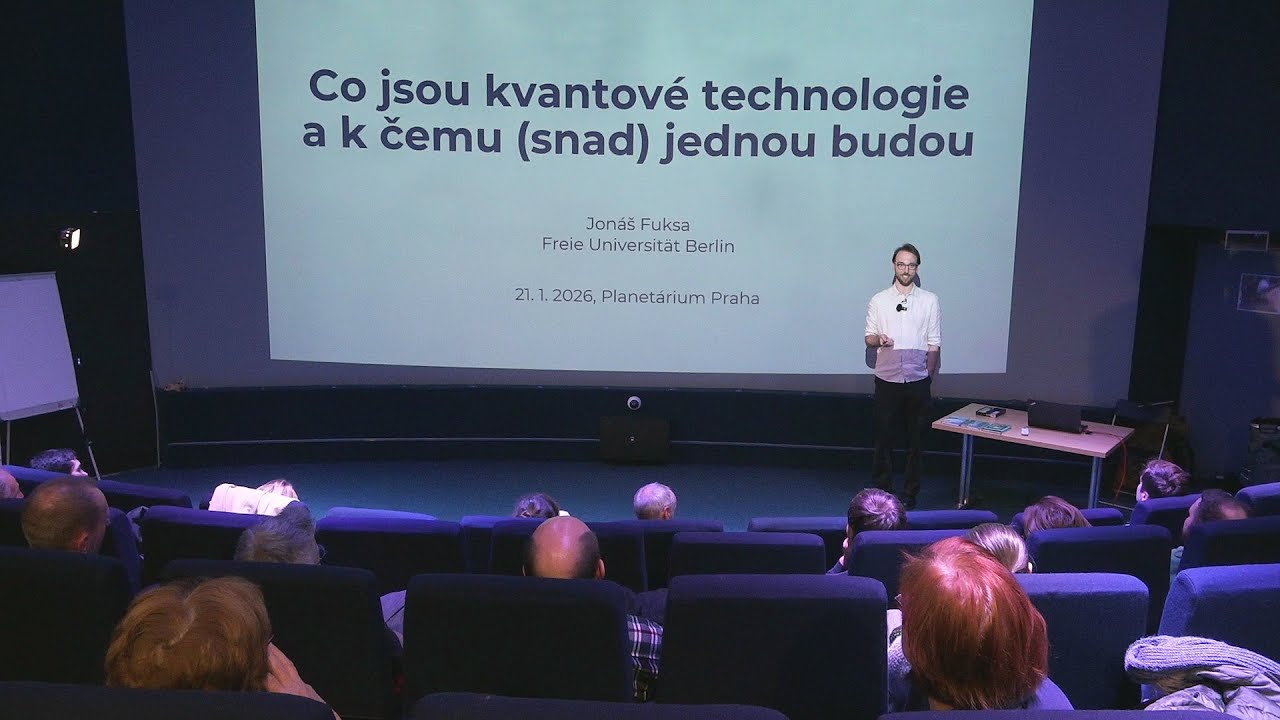 Jonáš Fuksa: Co to jsou kvantové technologie ? A... (Sisyfos - Věda kontra iracionalita 21.01.2026)