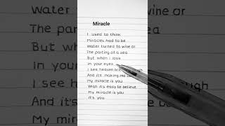 Miracle - Riley Clemmons (Lyrics)