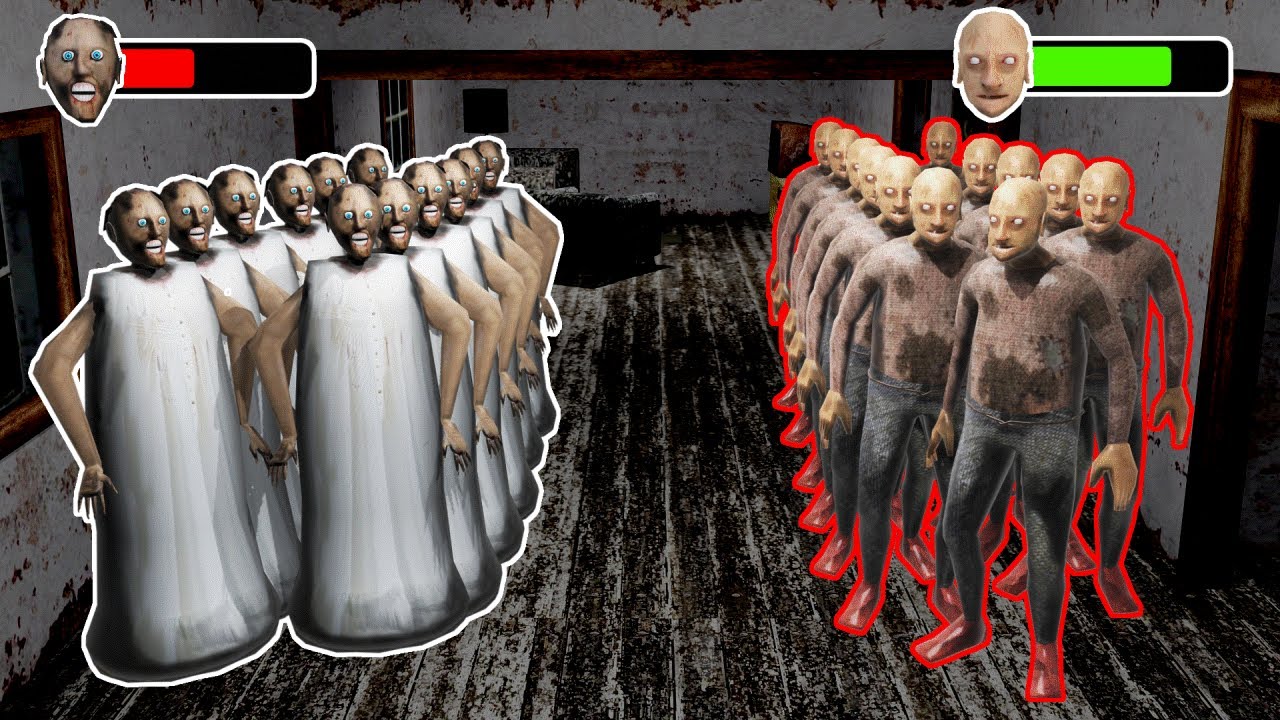 Granny Army vs Grandpa Army funny real life animation