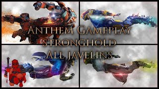 Anthem Javelin Battle Showcase All Cles - Ranger, Colossus, Storm, Interceptor 1080P