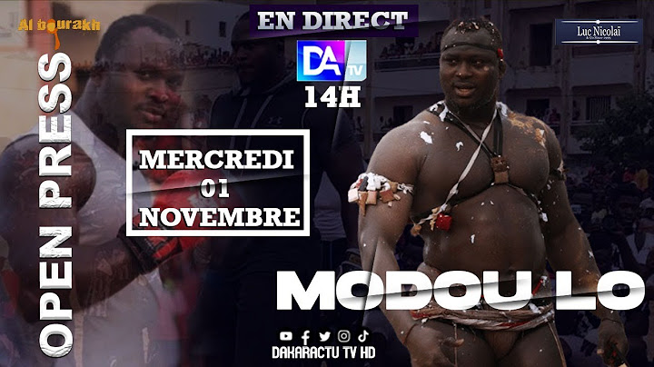 [ 🔴 DIRECT ]DUPLEX Open press : Modou Lô demontre sa puissance au stade Municipal des Parcelles