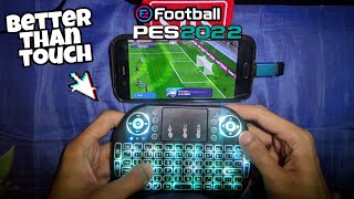 How To Play PES 2022 Mobile with Wireless Controller Mini Keyboard i8 screenshot 2