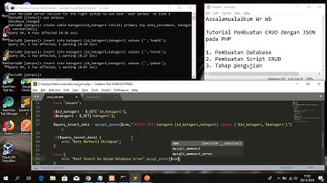 UBSI - Tutorial Pembuatan CRUD dengan JSON pada PHP