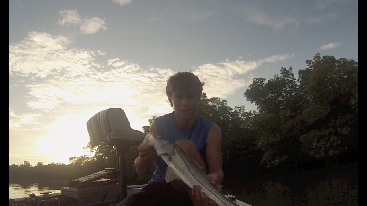 kayak flight Snook Fishing in Fort Myers Beach, Fl with the GoPro