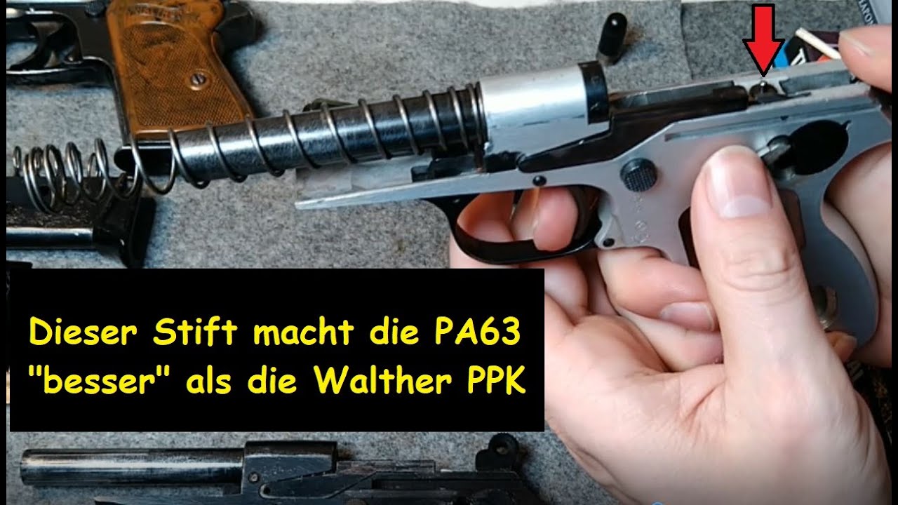 FEG PA63 Pistole der ungarischen Armee und Polizei - Vergleich mit Walther PPK (Teil-2)