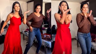 Gabriella & Swathi Dancing For Monica Song - Marumagal Serial Athirai Moondru Mudichu Nandhini