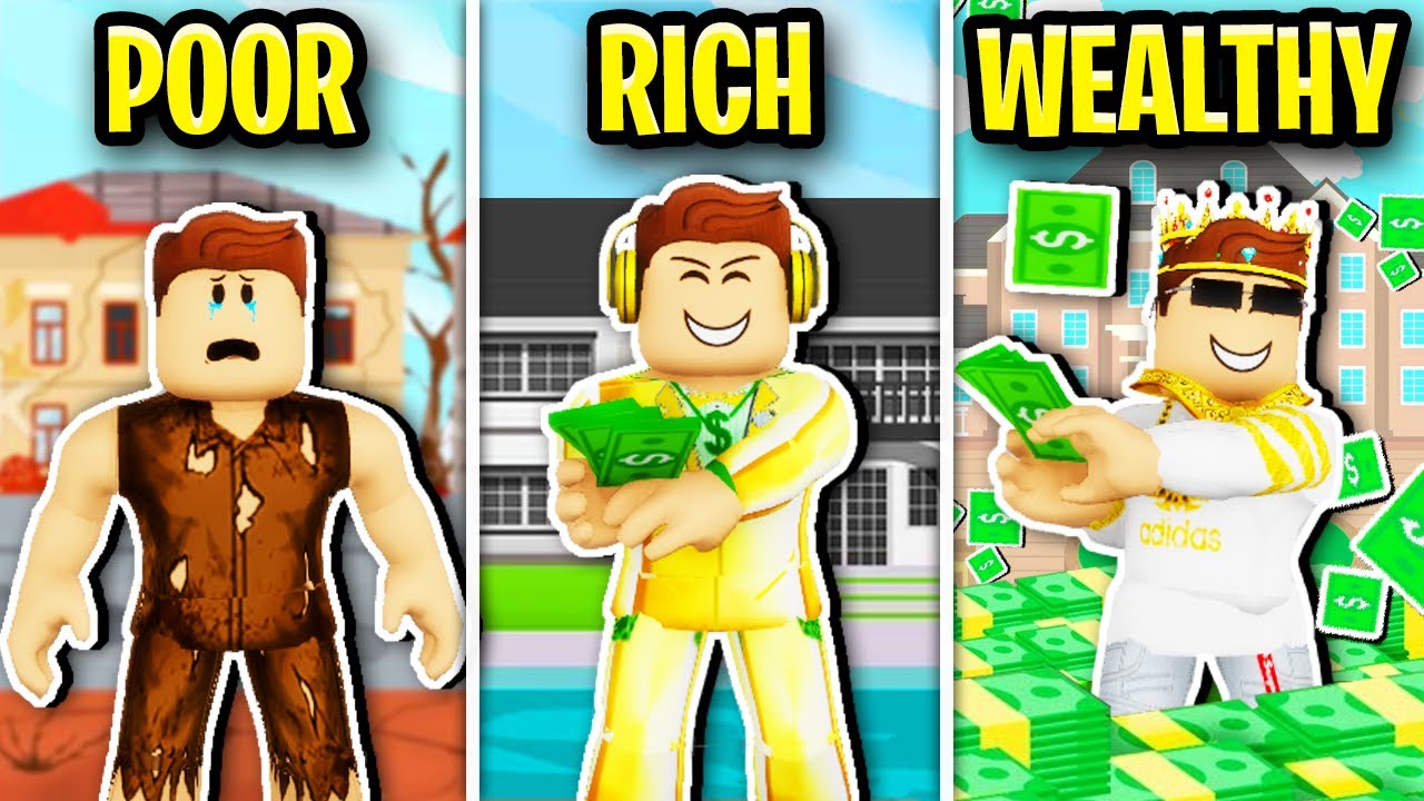 RICH to POOR in ROBLOX BROOKHAVEN!