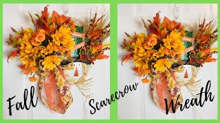 Fall Scarecrow DIY Wreath