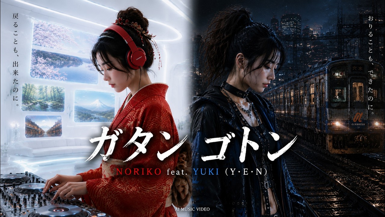 NORIKO feat. YUKI（Y・E・N） - ガタンゴトン｜Cyber Enka UK