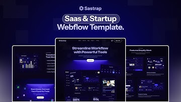 Sastrap - Technology Website Template for SaaS & Startups | Best Webflow Templates