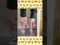 Dance shuffle sneakers on fingers