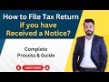 How to file tax return if you have received a notice | FBR Notice Reply