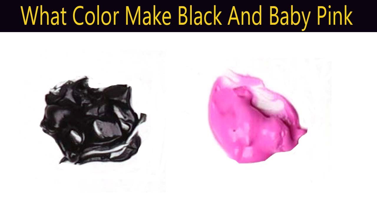 Pink and Black Make What Color When Mixed Together? - Drawings Of