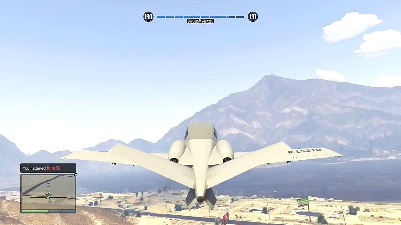 GTA V, funny moments! (splat, and a homerun)