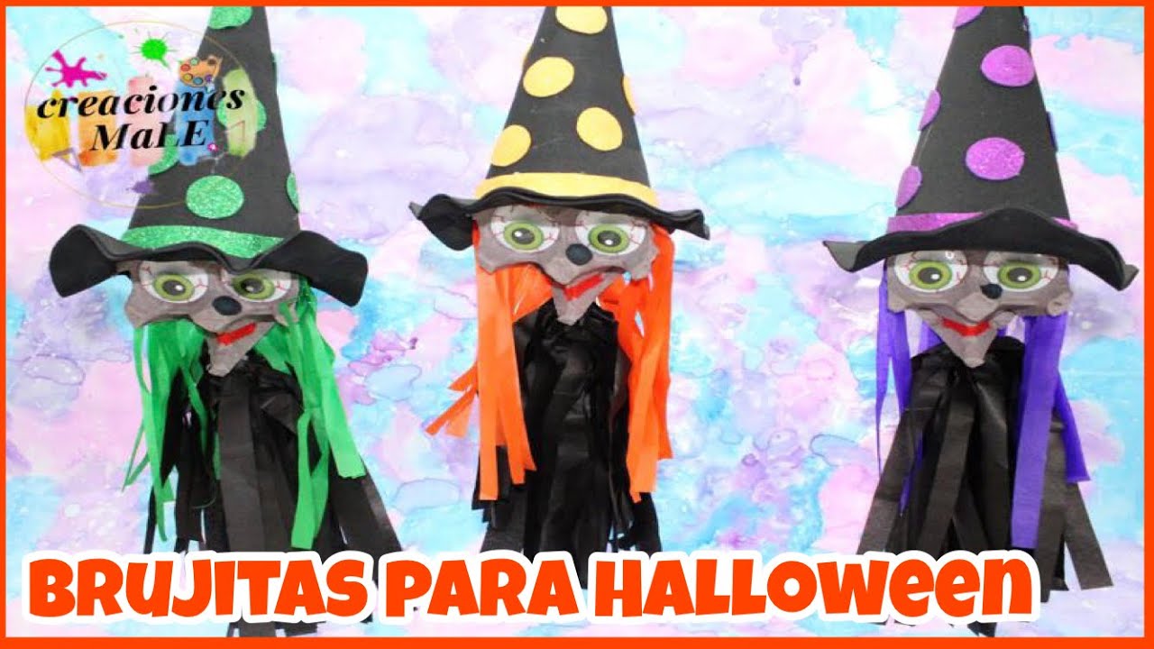 BRUJITAS PARA HALLOWEEN || RECICLADO || DIY