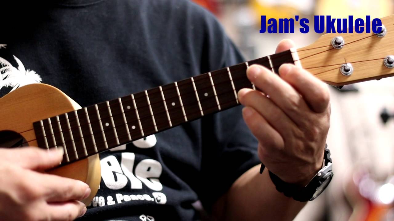 メロディーが弾きやすい、手の大きい方お勧め。少し大き目のウクレレ