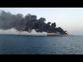 Iran's largest navy ship catches fire and sinks in 'unclear circumstances'