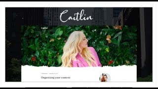 Caitlin — Elegant and Simple Ghost Theme | Themeforest Templates