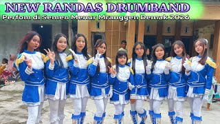 New Randas Drumband, Mayoret Cantik, Perfom Di Semen Menur Mranggen Demak 2026.